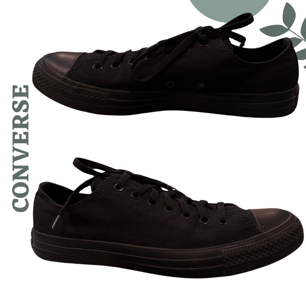 Converse All Star Black Low-Top Sneakers | Men’s 11 - Picture 3 of 10